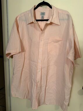 L.L. Bean Men's Gingham Short-Sleeve Button-Down